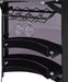 Dallas 2-shelf Curved Freestanding Home Bar Cabinet Black