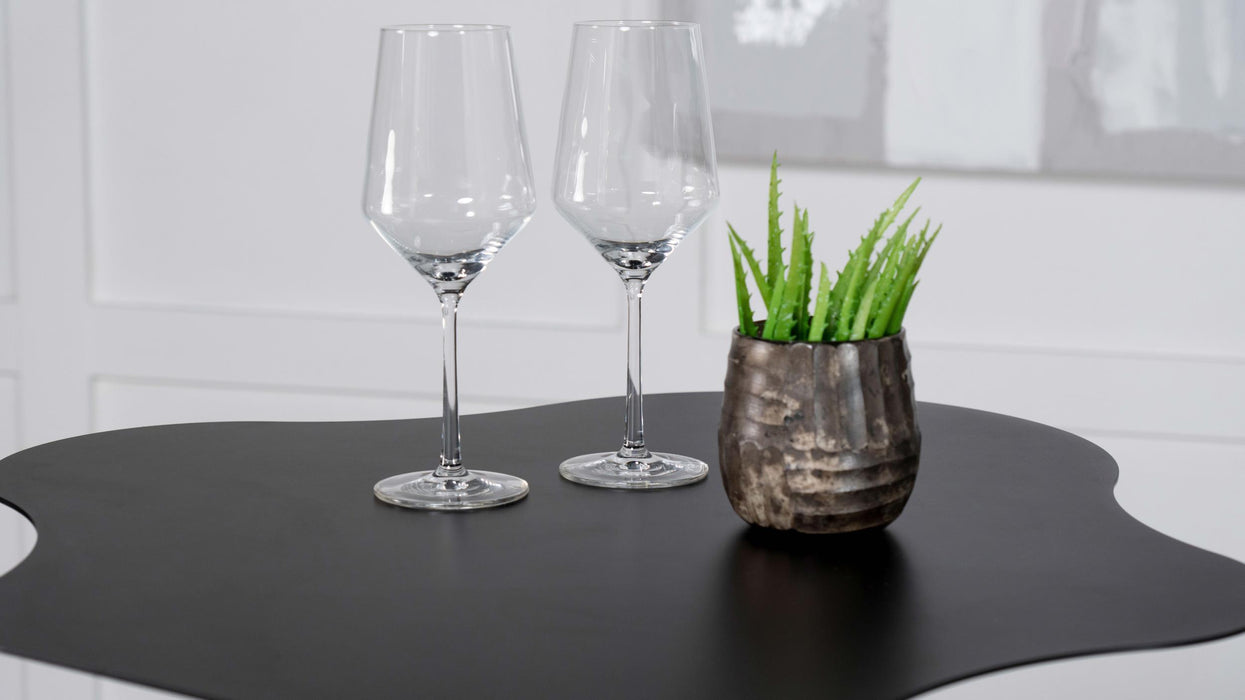 Keanu Curved 29-inch Cloud-Shaped Bistro Bar Table Black