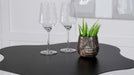 Keanu Curved 29-inch Cloud-Shaped Bistro Bar Table Black