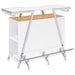 Araceli Freestanding LED Home Bar Cabinet White High Gloss