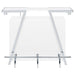 Araceli Freestanding LED Home Bar Cabinet White High Gloss