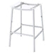 Jovani Acrylic Backless Bar Stool Chrome (Set of 2)