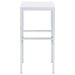 Natividad 5-piece Pub Height Bar Table Set White High Gloss