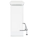 Acosta Freestanding Home Bar Wine Cabinet White High Gloss