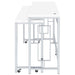 Jackson 5-piece Multipurpose Counter Height Table Set White