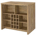 Topanga Engineered Wood Freestanding Home Bar Mango