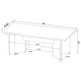 Jamestown 84-inch Composite Wood Dining Table Mango