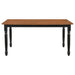 Hollyoak 5-piece Rectangular Dining Set Walnut and Black
