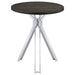 Edgerton Round 35-inch Pub Height Bistro Bar Table Dark Oak
