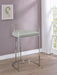 Thermosolis Clear Acrylic Bar Chair Chrome (Set of 2)
