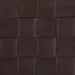 Adelaide Upholstered Pub Height Bar Stool Brown and Chrome