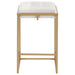 Nadia Upholstered Backless Counter Stool Beige (Set of 2)
