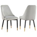Gabrielle Upholstered Dining Side Chair Grey (Set of 2)