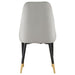 Gabrielle Upholstered Dining Side Chair Grey (Set of 2)
