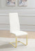 Montclair Upholstered Dining Side Chair White (Set of 4)