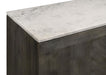 Dennis 3-door Marble Top Sideboard Buffet Tobacco Grey
