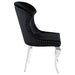Cheyanne Upholstered Dining Side Chair Black (Set of 2)