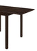 Kelso Rectangular 52-inch Extension Dining Table Cappuccino