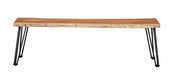 Sherman Wood Dining Bench Natural Acacia