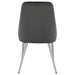 Cabianca Upholstered Dining Side Chair Grey (Set of 2)