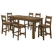 Coleman 7-piece Counter Height Dining Set Golden Brown