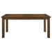 Coleman 84-inch Counter Height Dining Table Golden Brown