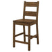 Coleman Wood Counter Chair Rustic Golden Brown (Set of 2)