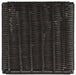 Dacy Faux Rattan Metal Dining Side Chair Brown (Set of 2)