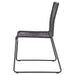 Jerome Woven Rope Stackable Side Chair Charcoal (Set of 2)