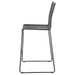 Jerome Woven Rope Metal Bar Chair Charcoal (Set of 2)
