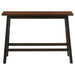 Connie 4-piece Counter Height Set Chestnut and Dark Brown