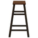 Connie 4-piece Counter Height Set Chestnut and Dark Brown