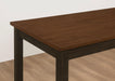 Connie 4-piece Counter Height Set Chestnut and Dark Brown