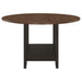 Sanford 60-inch Extension Leaf Counter Dining Table Espresso