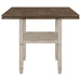 Sarasota 5-piece Drop Leaf Counter Dining Set Rustic Cream