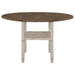 Sarasota 60-inch Extension Counter Dining Table Rustic Cream