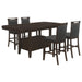 Prentiss 5-piece Butterfly Leaf Dining Table Set Cappuccino