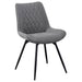 Diggs Upholstered Swivel Dining Side Chair Grey (Set of 2)