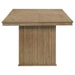 Adina 89-inch Extension Dining Table Distressed Light Brown