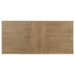 Adina 89-inch Extension Dining Table Distressed Light Brown