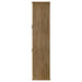 Adina 77-inch Tall Display Cabinet Distressed Light Brown