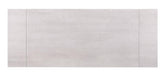 Vesa 97-inch Glass Top Extension Dining Table Beige