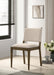 Ottowa Upholstered Dining Side Chair Brown (Set of 2)