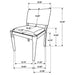 Ottowa Upholstered Dining Side Chair Brown (Set of 2)