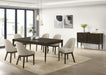 Reseda 8-piece Dining Set With Sideboard Ash Brown