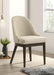 Reseda Upholstered Dining Side Chair Beige (Set of 2)