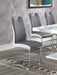 Brooklyn Upholstered Dining Side Chair Grey (Set of 4)