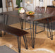 Topeka 60-inch Live Edge Dining Table Mango Cocoa