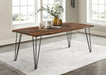 Neve 80-inch Live Edge Dining Table Grey Sheesham