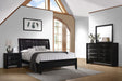 Briana 4-piece Eastern King Bedroom Set Black